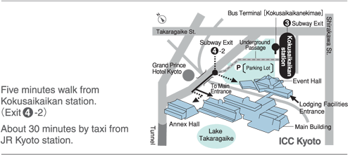 ACCESS TO Kyoto International Conference Center