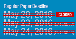 Regular Paper Submission : CLOSED