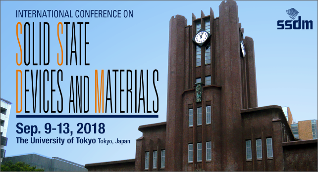 SSDM2018 : September 9-13, 2018 / Tokyo, Japan