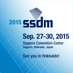 SSDM2015 - September 27-30, 2015 / Sapporo Convention Center (Sapporo, Hokkaido, Japan)