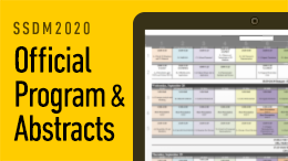 SSDM2020 Official Program & Abstracts
