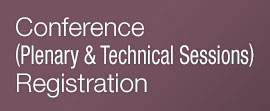 Conference (Plenary & Technical Sessions) Registration